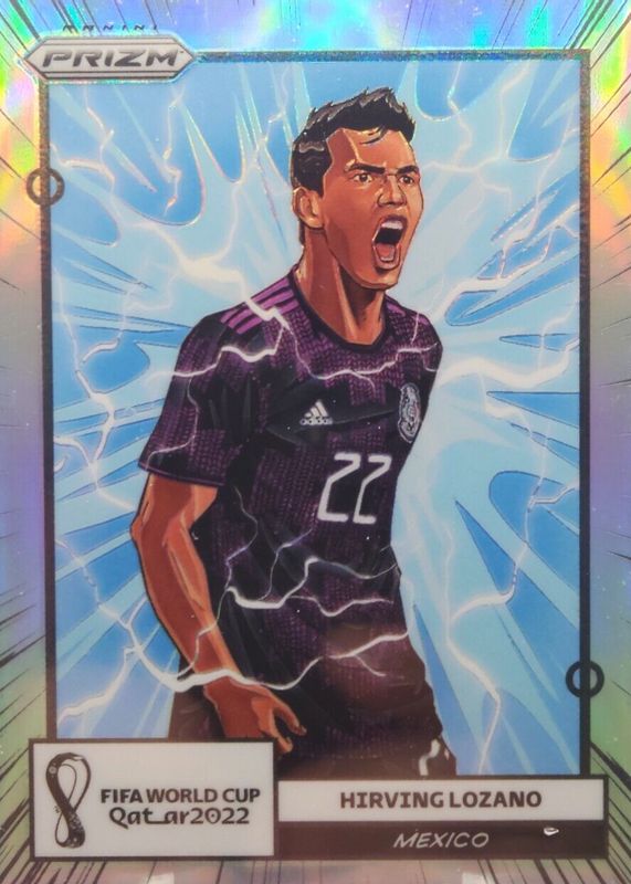 Hirving Lozano 2022 Prizm World Cup #12 Manga /(SSP) BGS 9