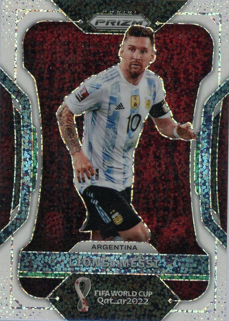 Lionel Messi 2022 Prizm World Cup #7 White Sparkle /(SSP) PSA 10 