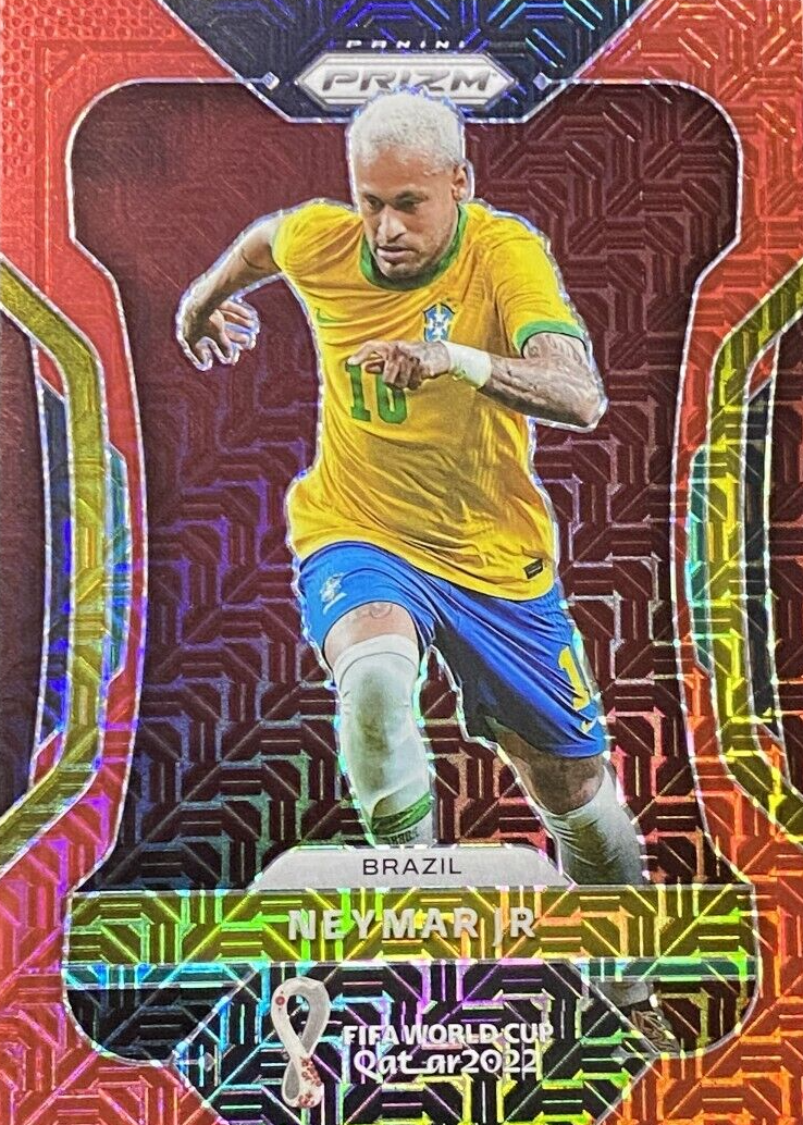 Neymar Jr. 2022 Prizm World Cup #32 Red Mojo /99 Price Guide