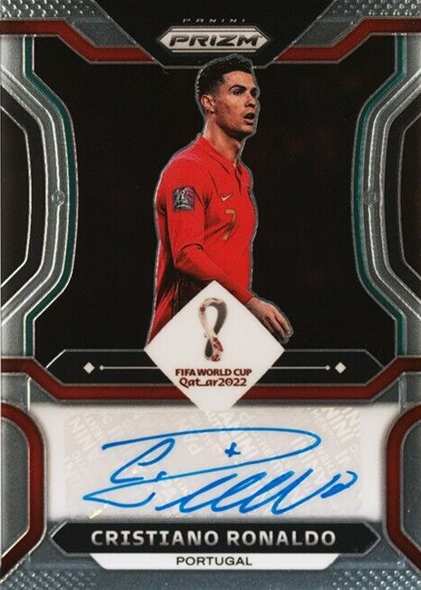 Cristiano Ronaldo 2022 Prizm World Cup #S-CR7 Signatures PSA