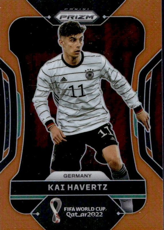 Kai Havertz 2022 Prizm World Cup #110 Orange /25 PSA 10