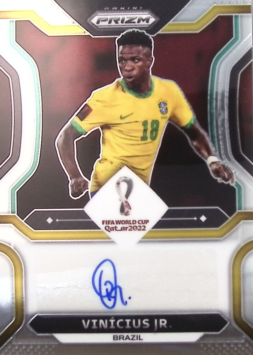 Vinicius Jr. 2022 Prizm World Cup #S-VJR Signatures Price