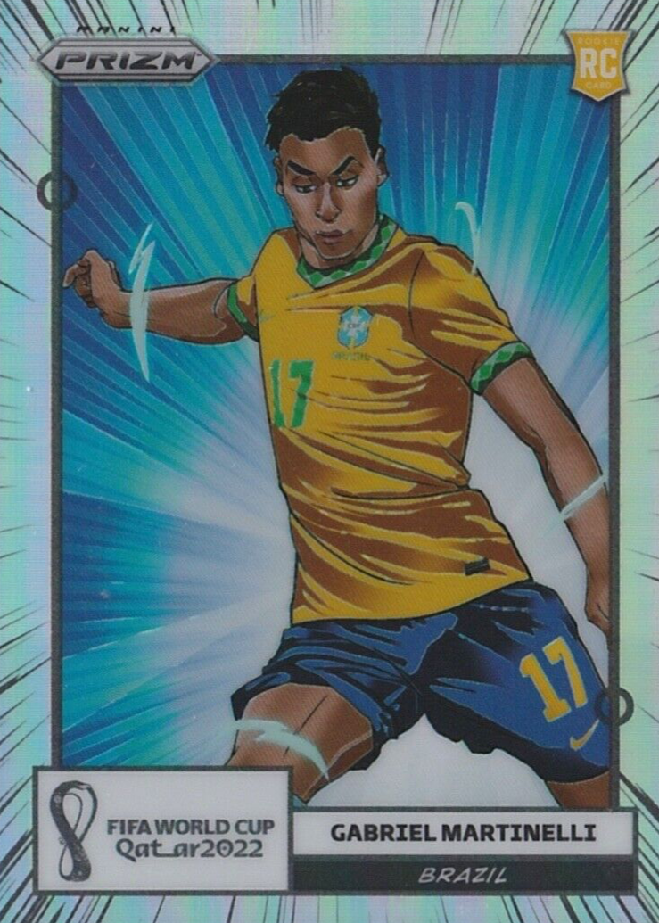 Gabriel Martinelli 2022 Prizm World Cup #4 Manga /(SSP) RAW 