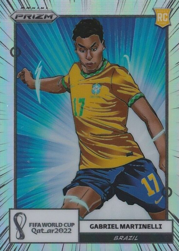 Gabriel Martinelli 2022 Prizm World Cup #4 Manga /(SSP) SGC 9