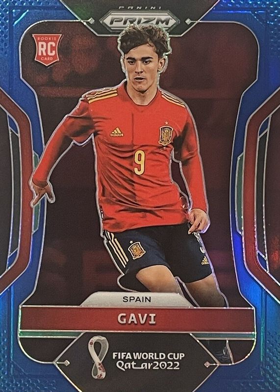 Gavi 2022 Prizm World Cup #223 Blue /299 PSA 8