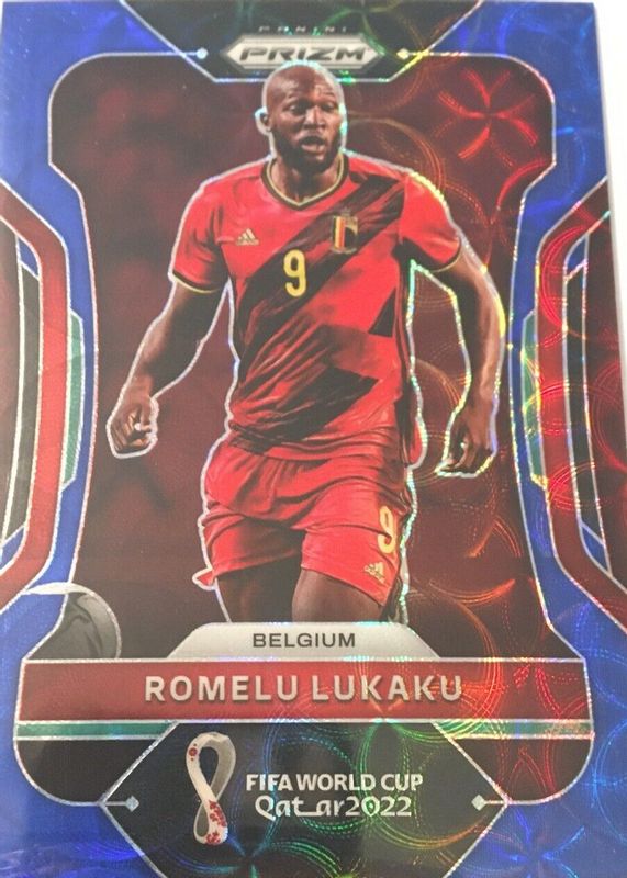 Romelu Lukaku 2022 Prizm World Cup #20 Choice Blue /135 PSA 10