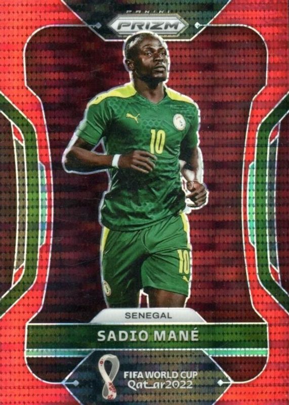 Sadio Mane 2022 Prizm World Cup #252 Breakaway Red /99 PSA 10