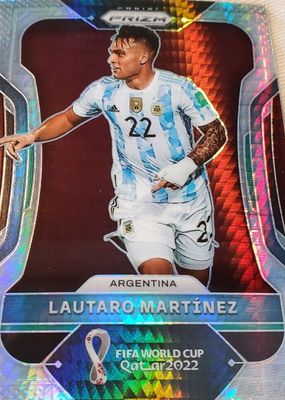 Lautaro Martinez 2022 Prizm World Cup #5 Gold /10 Price