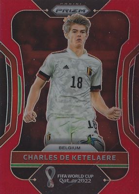 シャルル・デ・ケテラーレ PANINI PRIZM 2022 auto 自筆 Charles de Ketelaere 2022 Prizm World Cup #3 Manga /(SSP