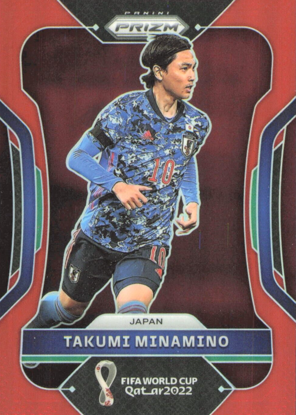 Takumi Minamino 2022 Prizm World Cup #133 Red /399 Price Guide