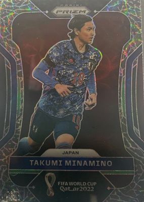 Takumi Minamino 2022 Prizm World Cup #14 National Landmarks
