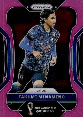 Takumi Minamino 2022 Prizm World Cup #14 National Landmarks