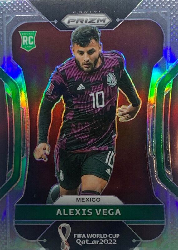 Alexis Vega 2022 Prizm World Cup #142 Silver Rookie SGC 9.5