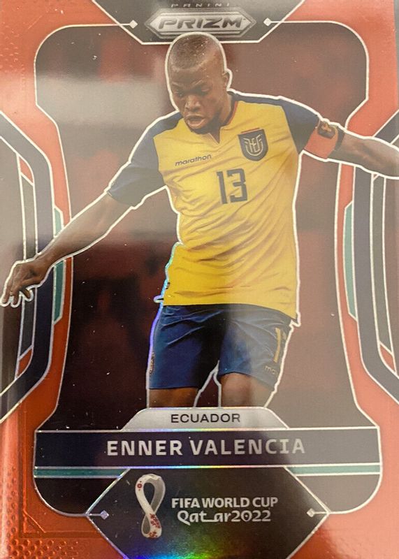 Enner Valencia 2022 Prizm World Cup #77 Red /399 RAW