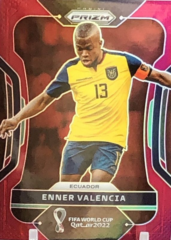 Enner Valencia 2022 Prizm World Cup #77 Maroon /22 PSA 9