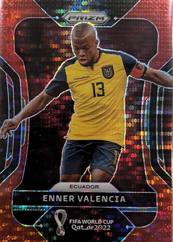 Enner Valencia 2022 Prizm World Cup #77 Breakaway Red /99 PSA 9