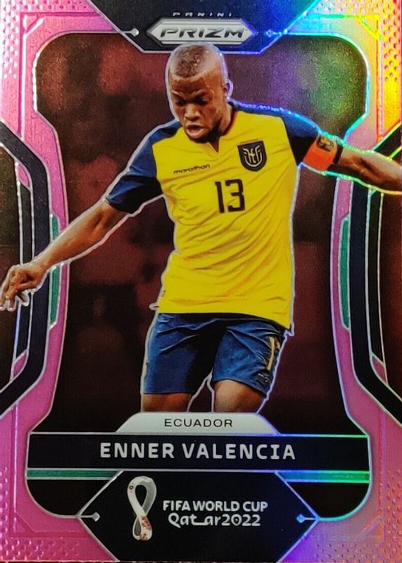 Enner Valencia 2022 Prizm World Cup #77 Pink BGS 9.5