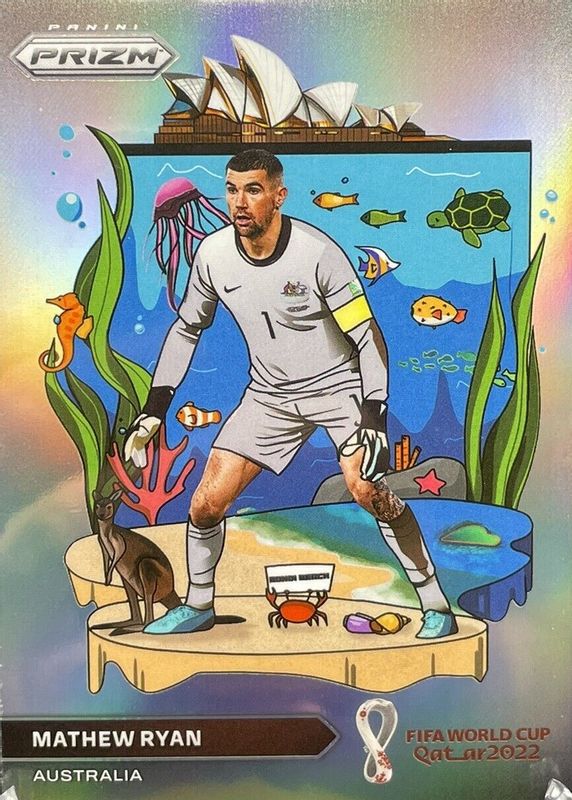 Mathew Ryan 2022 Prizm World Cup #30 National Landmarks /(SSP