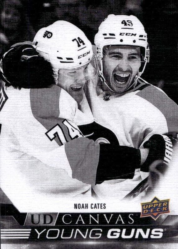 2022 Upper Deck #C95 Young Guns Canvas - Black & White