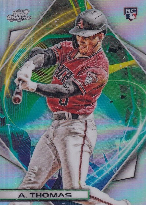 Alek Thomas 2022 Topps Cosmic Chrome #97 Refractor Rookie SGC 10