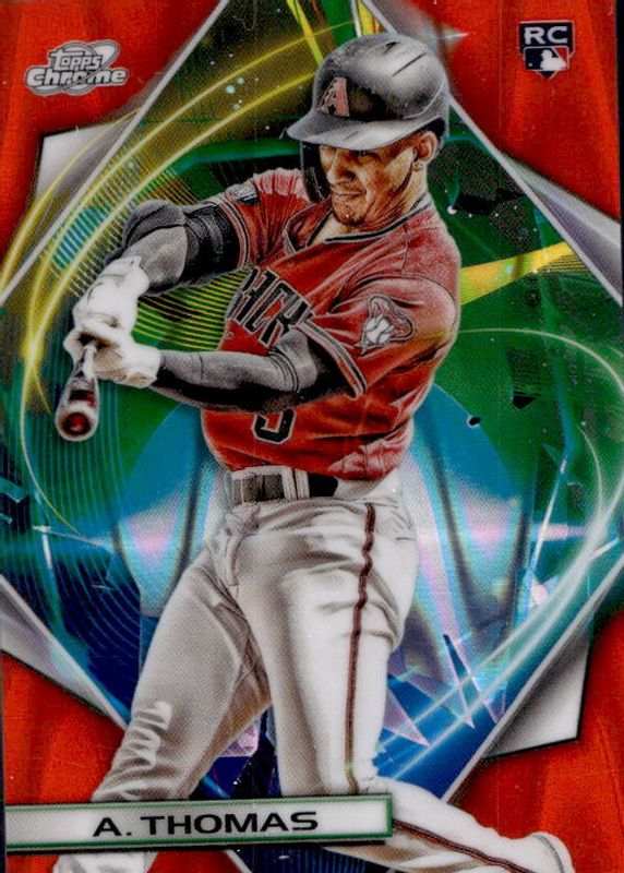 2022 Topps Chrome Cosmic #97 Orange Galactic Refractor /25