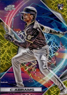 2022 Topps Chrome Cosmic #133 Gold Interstellar Refractor /50