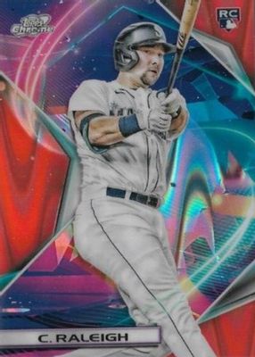 2022 Topps Chrome Cosmic #169 Orange Galactic Refractor /25