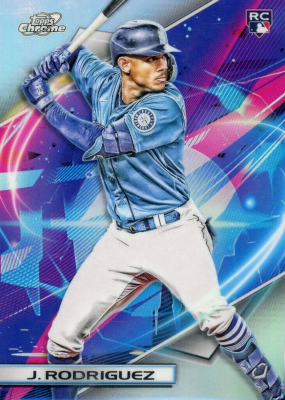 Julio Rodriguez 2022 Topps Chrome Cosmic #197 Refractor Rookie SGC 10