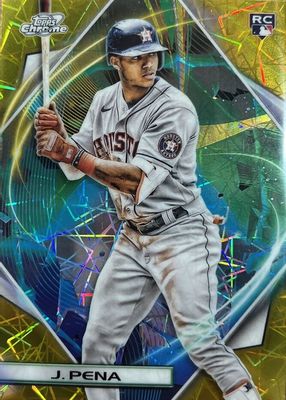 2022 Topps Chrome Cosmic #41 Gold Interstellar Refractor /50