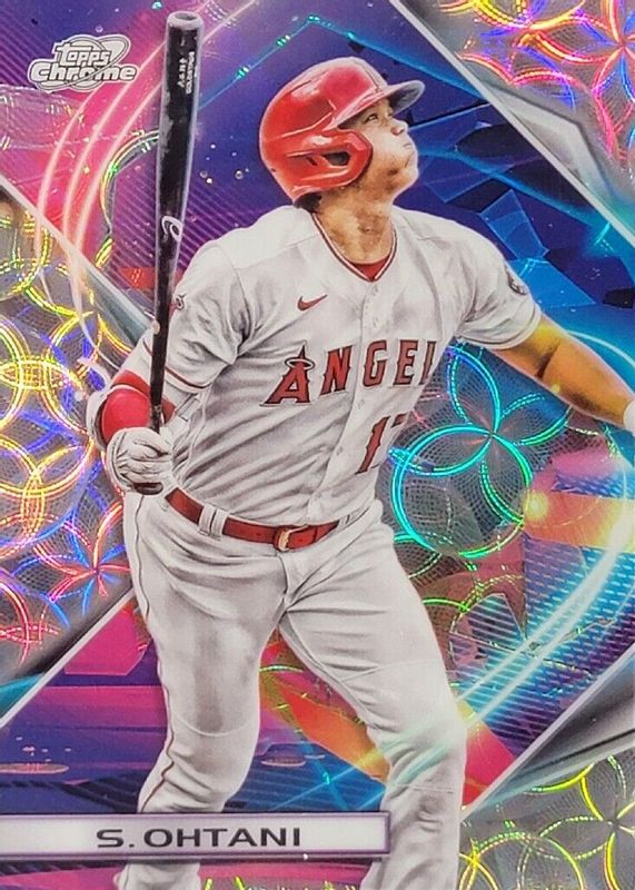 Shohei Ohtani 2022 Topps Chrome Cosmic #14 Nucleus Refractor SGC 9.5