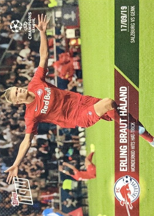 Erling Haaland 2019 Topps Now UEFA Champions League #11 