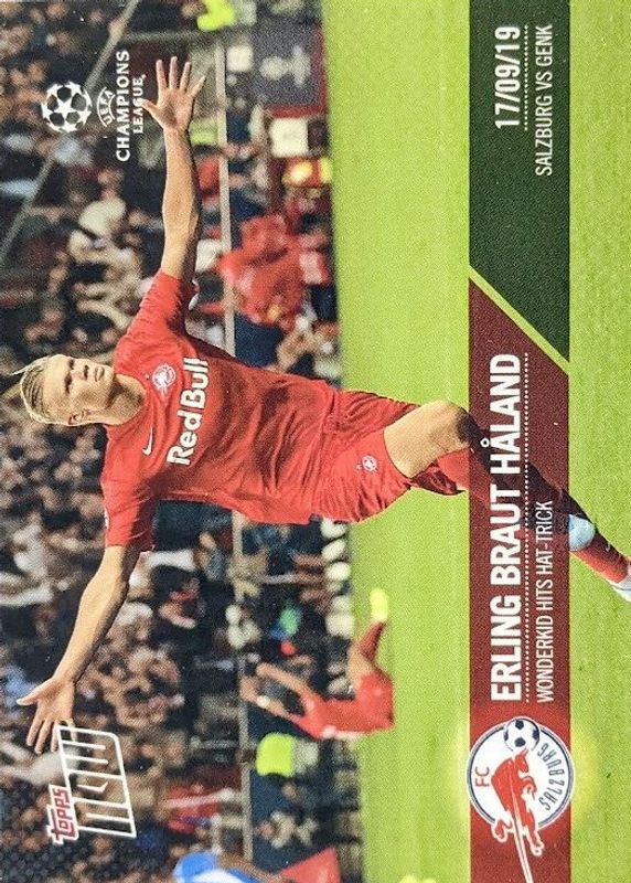 Erling Haaland 2019 Topps Now UEFA Champions League #11 Base (Print Run:  178) Price Guide - Sports Card Investor