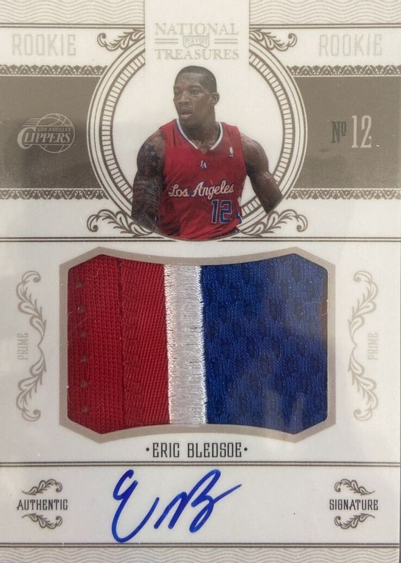 Eric Bledsoe 2010 National Treasures #217 Rookie Patch Auto (/86) Rookie PSA 10