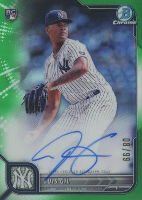 Luis Gil 2019 Bowman Chrome #CPA-LGI Prospect Auto (1st