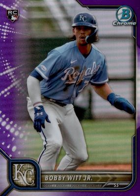 2022 Bowman Chrome #77 Purple Refractor /250