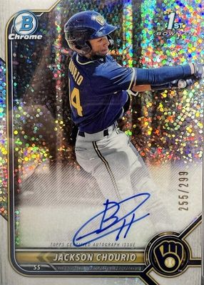 2022 Bowman Chrome #CPA-JCO Prospect Auto - Speckle Refractor /299 (1st)