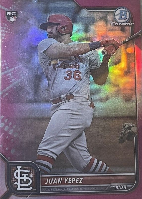 2022 Bowman Chrome #26 Fuchsia Refractor /299