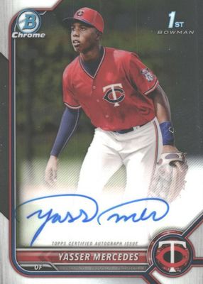 2022 Bowman Chrome #CPA-YMS Prospect Auto (1st)