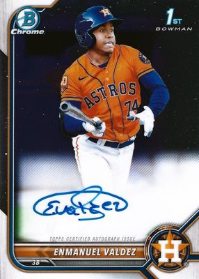 2022 Bowman Chrome #CPA-EV Prospect Auto (1st)