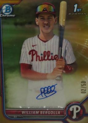William Bergolla 2022 Bowman Chrome #BCP-159 Prospects - Green 