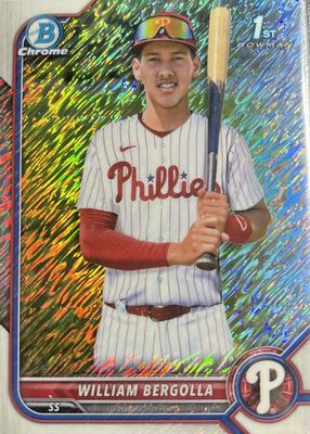 2022 Bowman Chrome #BCP-159 Prospects - Shimmer Refractor (1st)