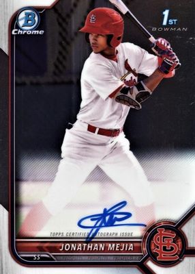 2022 Bowman Chrome #CPA-JM Prospect Auto (1st)
