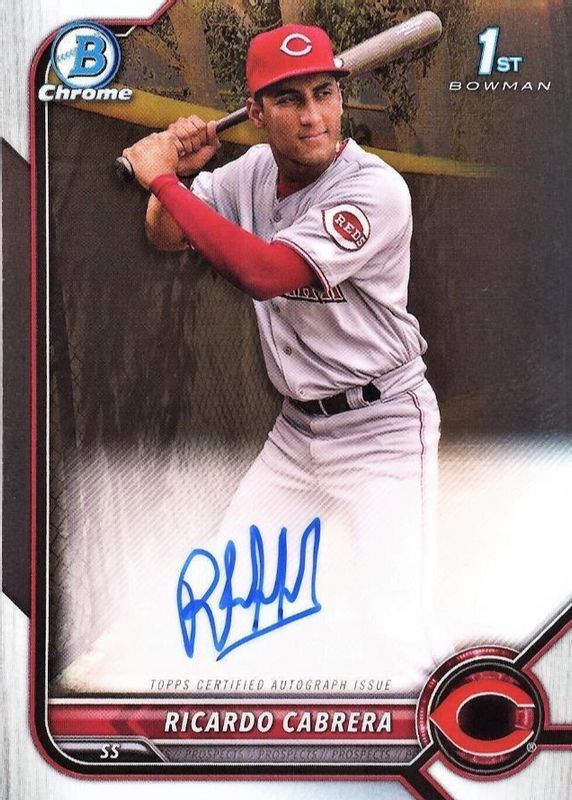 2022 Bowman Chrome #CPA-RCA Prospect Auto (1st)