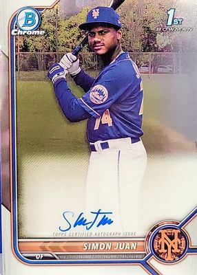 2022 Bowman Chrome #CPA-SJ Prospect Auto (1st)
