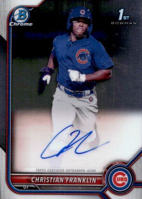 2022 Bowman Chrome #CPA-CF Prospect Auto (1st)