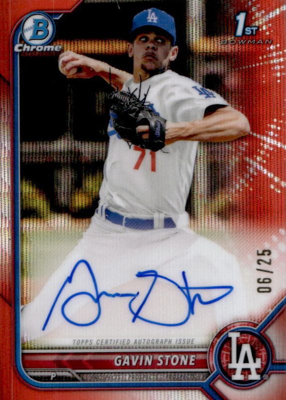 2022 Bowman Chrome #CPA-GS Prospect Auto - Orange Wave Refractor /25 (1st)