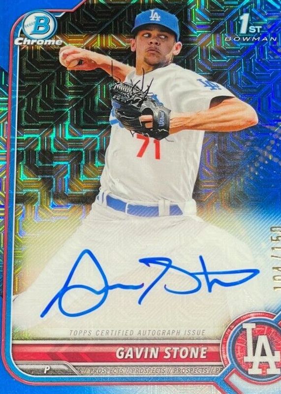 2022 Bowman Chrome #CPA-GS Prospect Auto - Choice Refractor /150 (1st)