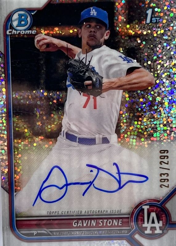 2022 Bowman Chrome #CPA-GS Prospect Auto - Speckle Refractor /299 (1st)