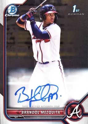 2022 Bowman Chrome #CPA-BMQ Prospect Auto (1st)