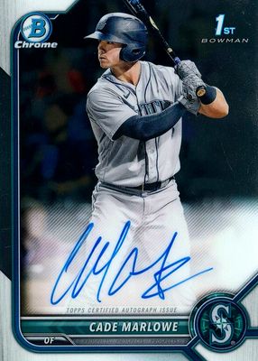 2022 Bowman Chrome #CPA-CM Prospect Auto (1st)